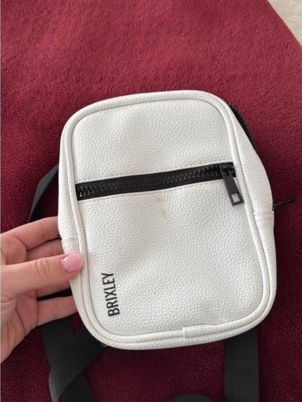 Brixley White Mini Crossbody Belt Bag